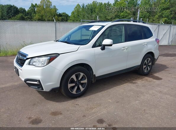 JF2SJADC0HH537482 2017 SUBARU FORESTER White Передня ліва чверть