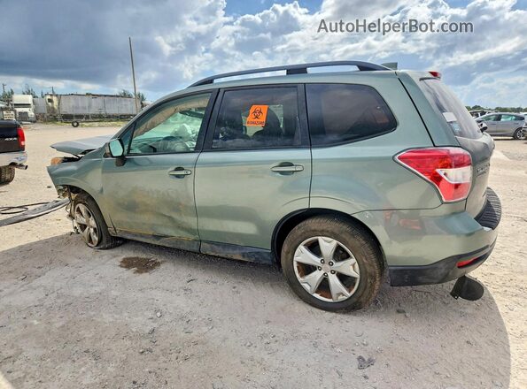 JF2SJADC1GH400355 2016 SUBARU FORESTER Green Rear left