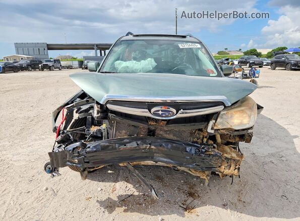 JF2SJADC1GH400355 2016 SUBARU FORESTER Green Front view
