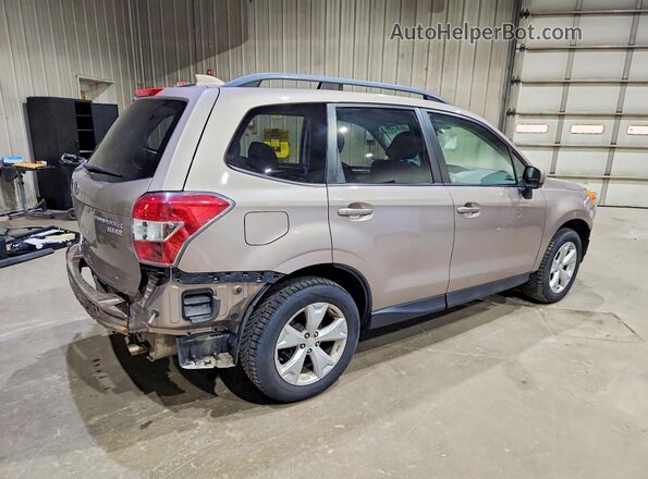 JF2SJADC1GH402672 2016 SUBARU FORESTER Желто-коричневый Задняя правая четверть