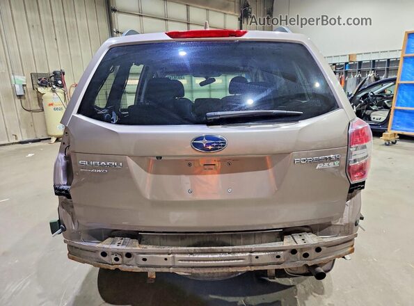 JF2SJADC1GH402672 2016 SUBARU FORESTER Желто-коричневый Вид сзади