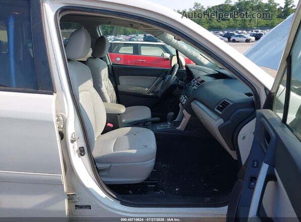 JF2SJADC1GH429984 2016 SUBARU FORESTER White Սալոնի դիմացի տեսք