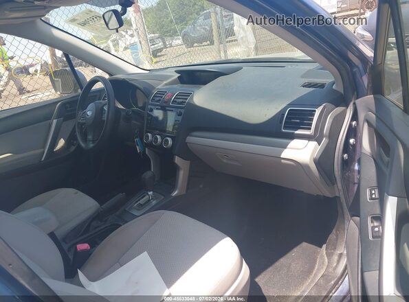 JF2SJADC1GH477792 2016 SUBARU FORESTER Blue Front interior view