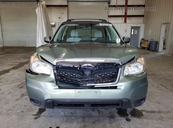 JF2SJADC1GH478330 2016 SUBARU FORESTER Green Դիմացի տեսք