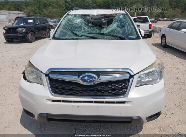 JF2SJADC1GH500228 2016 SUBARU FORESTER White წინა ხედი