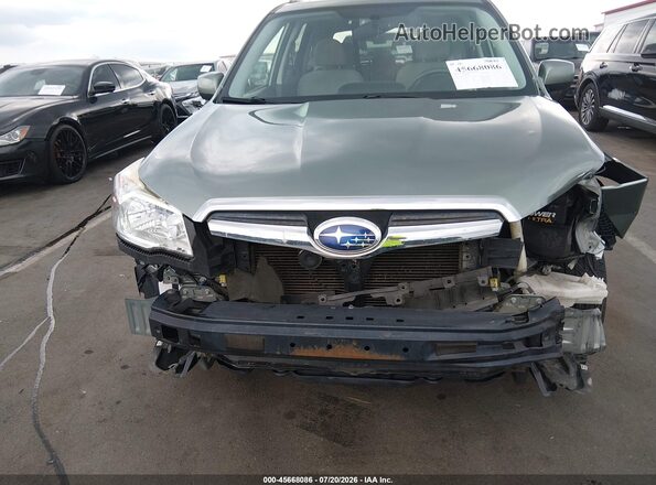 JF2SJADC2GH413728 2016 SUBARU FORESTER Green Вид спереду