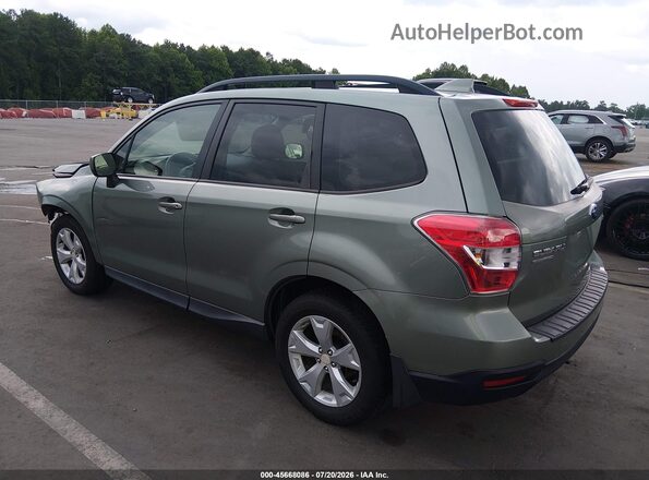 JF2SJADC2GH413728 2016 SUBARU FORESTER Green Задня ліва чверть
