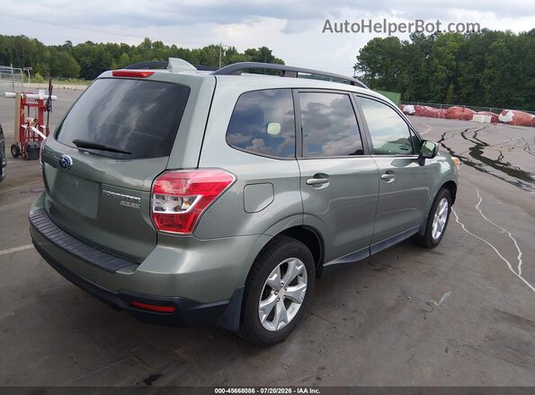 JF2SJADC2GH413728 2016 SUBARU FORESTER Green Задня права чверть