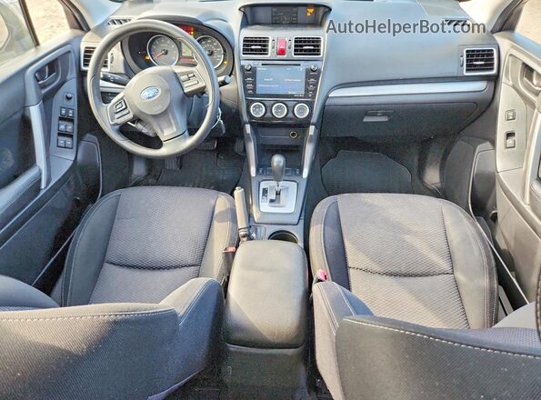 JF2SJADC2GH422638 2016 SUBARU FORESTER Black Առջևի վահանակի տեսք