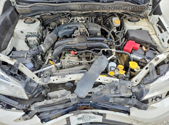 JF2SJADC2GH428908 2016 SUBARU FORESTER White ძრავის განყოფილების ხედი
