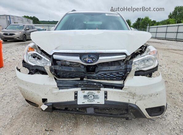 JF2SJADC2GH428908 2016 SUBARU FORESTER White წინა ხედი