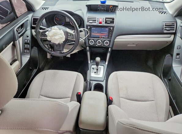 JF2SJADC2GH428908 2016 SUBARU FORESTER White წინა პანელის ხედი