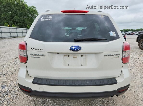 JF2SJADC2GH428908 2016 SUBARU FORESTER White უკანა ხედი