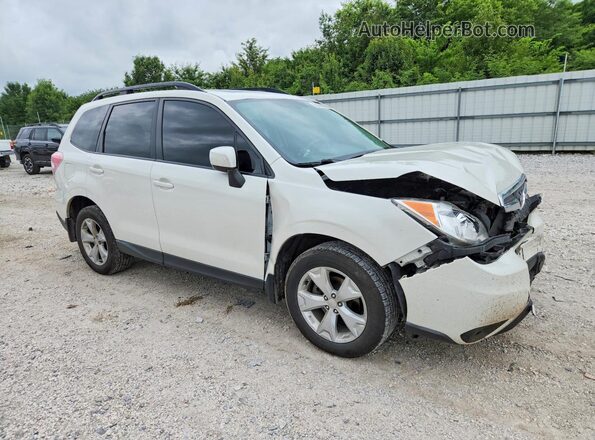 JF2SJADC2GH428908 2016 SUBARU FORESTER White წინა მარჯვენა