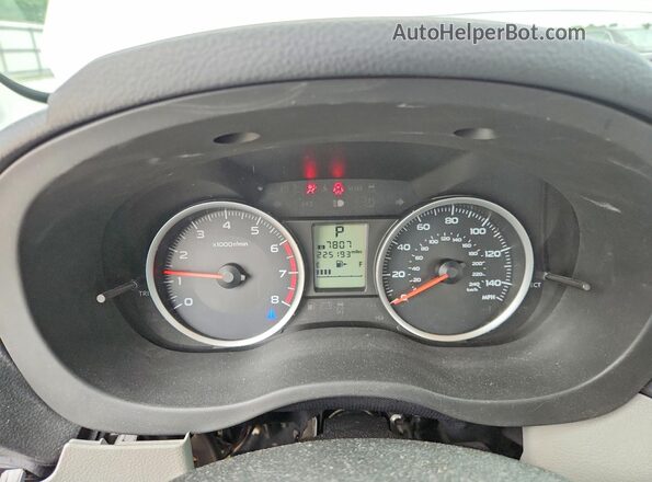JF2SJADC2GH428908 2016 SUBARU FORESTER White ხელსაწყოთა პანელის ხედი