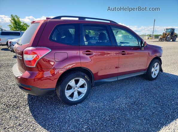 JF2SJADC2GH506653 2016 SUBARU FORESTER Темно-бордовый Задняя правая четверть