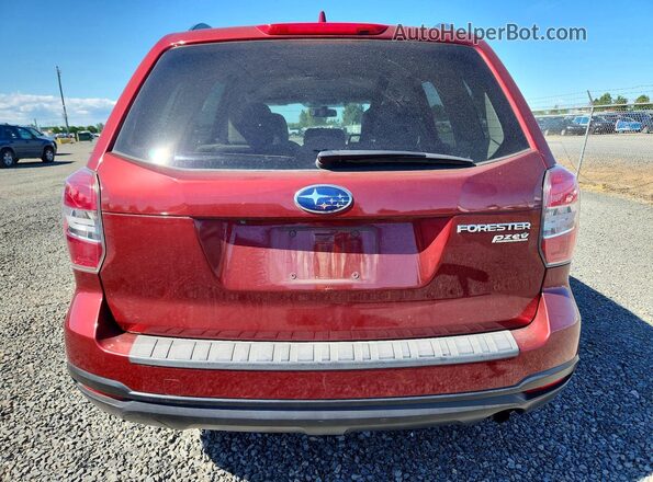 JF2SJADC2GH506653 2016 SUBARU FORESTER Темно-бордовый Вид сзади