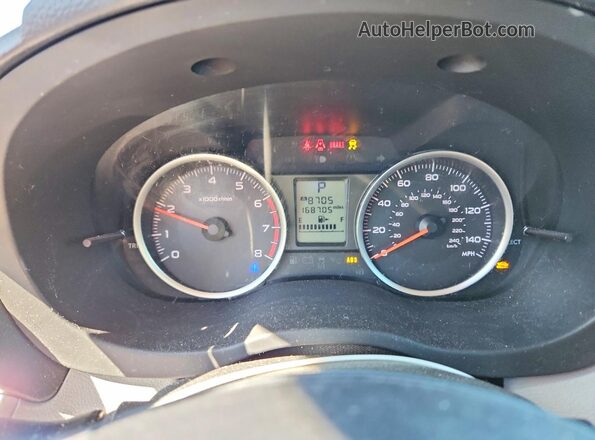 JF2SJADC2GH506653 2016 SUBARU FORESTER Темно-бордовый Вид щитка приборов