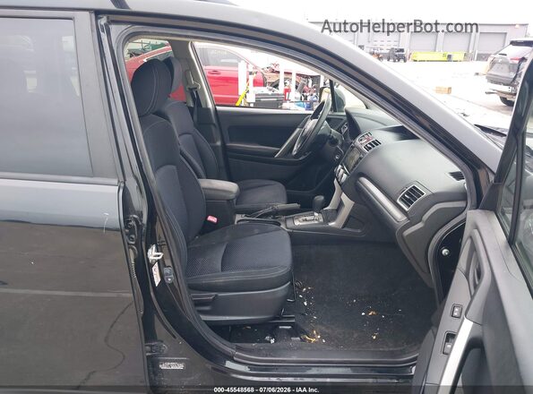 JF2SJADC3GH435673 2016 SUBARU FORESTER Black წინა სალონის ხედი