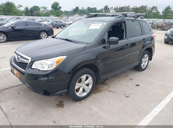 JF2SJADC3GH435673 2016 SUBARU FORESTER Black წინა მარცხენა ხედი სამი მეოთხედიდან