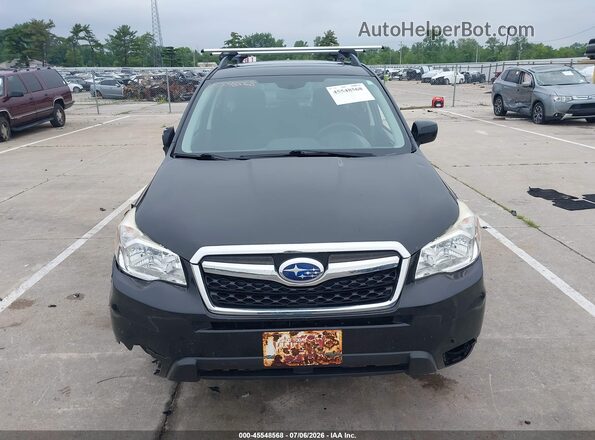 JF2SJADC3GH435673 2016 SUBARU FORESTER Black ხელსაწყოთა პანელის ხედი