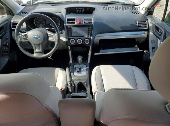 JF2SJADC3GH506306 2016 SUBARU FORESTER White Առջևի վահանակի տեսք