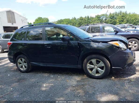 JF2SJADC3GH542657 2016 SUBARU FORESTER Black უკანა სალონის ხედი