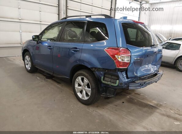 JF2SJADC3GH557868 2016 SUBARU FORESTER Синий Задняя левая четверть