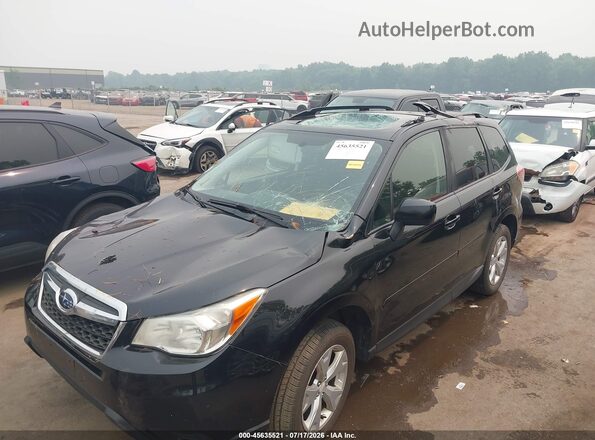 JF2SJADC3GH558969 2016 SUBARU FORESTER Black წინა ხედი