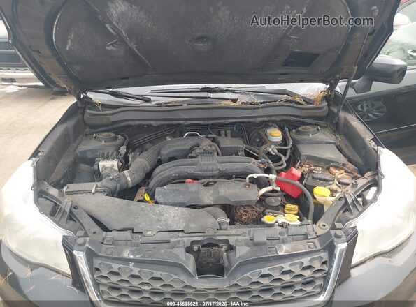 JF2SJADC3GH558969 2016 SUBARU FORESTER Black უკანა ხედი