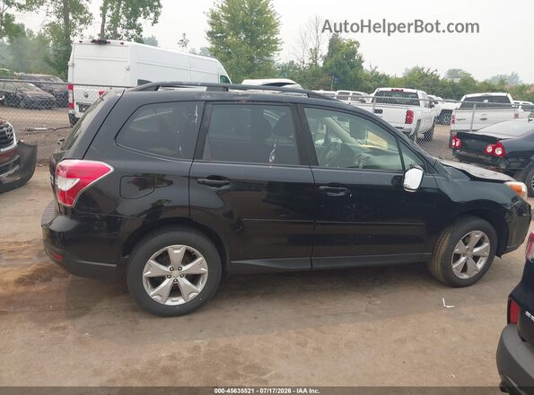 JF2SJADC3GH558969 2016 SUBARU FORESTER Black უკანა სალონის ხედი