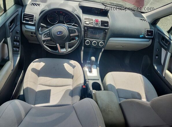 JF2SJADC3JH525252 2018 SUBARU FORESTER Red Dashboard view