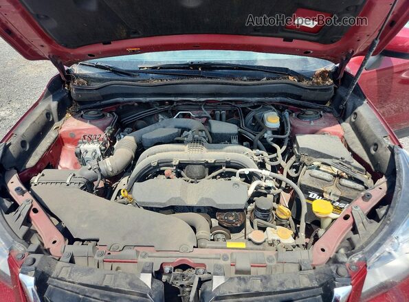 JF2SJADC3JH525252 2018 SUBARU FORESTER Red Engine compartment view