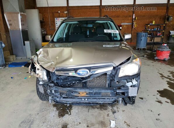JF2SJADC4GH401421 2016 SUBARU FORESTER Желто-коричневый Вид спереди
