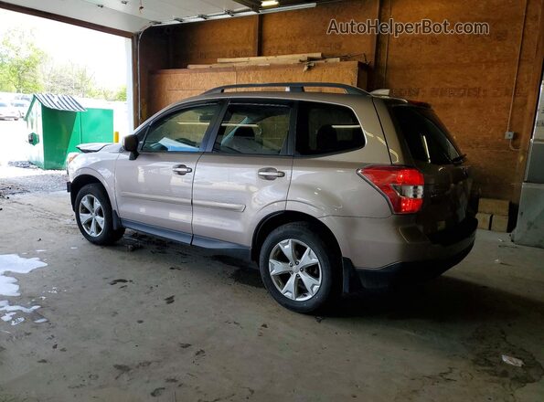 JF2SJADC4GH401421 2016 SUBARU FORESTER Желто-коричневый Задняя левая четверть