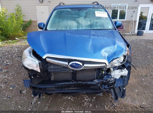 JF2SJADC4GH401838 2016 SUBARU FORESTER Blue წინა ხედი