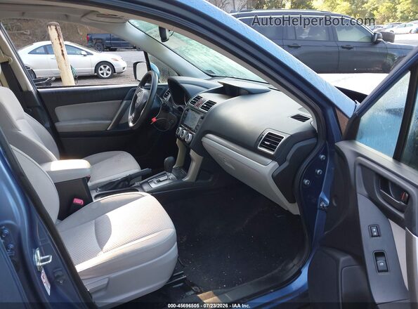 JF2SJADC4GH401838 2016 SUBARU FORESTER Blue წინა სალონის ხედი