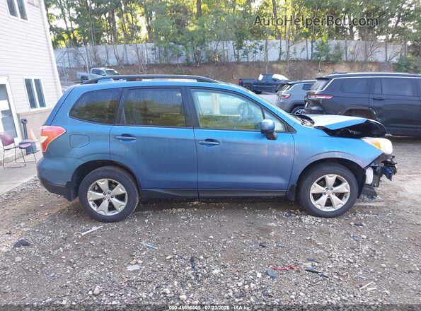 JF2SJADC4GH401838 2016 SUBARU FORESTER Blue უკანა სალონის ხედი