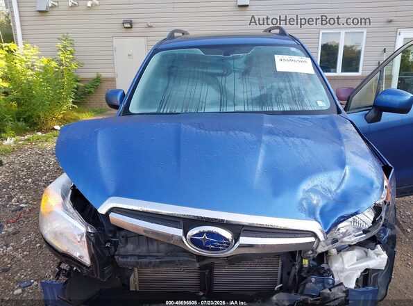 JF2SJADC4GH401838 2016 SUBARU FORESTER Blue უკანა ხედი