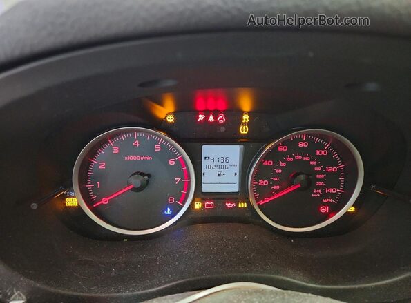 JF2SJADC4GH426092 2016 SUBARU FORESTER Silver ხელსაწყოთა პანელის ხედი