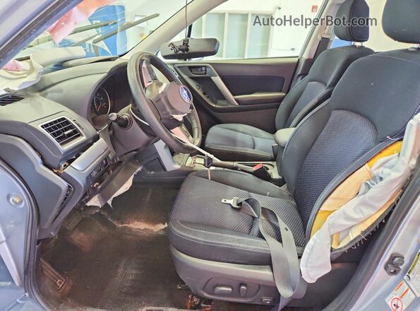 JF2SJADC4GH426092 2016 SUBARU FORESTER Silver წინა სალონის ხედი