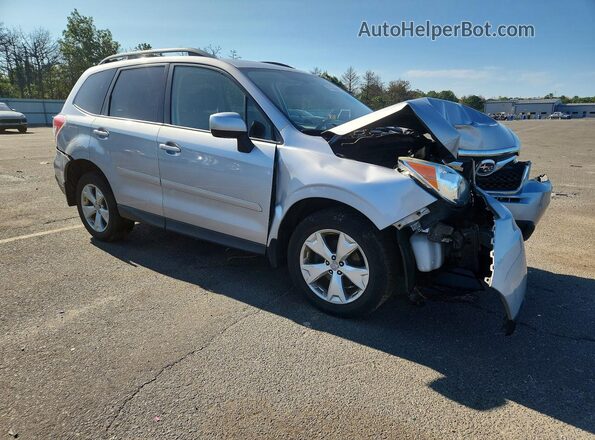 JF2SJADC4GH520862 2016 SUBARU FORESTER Silver Przód prawy