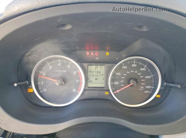 JF2SJADC4GH544790 2016 SUBARU FORESTER White Widok zestawu wskaźników