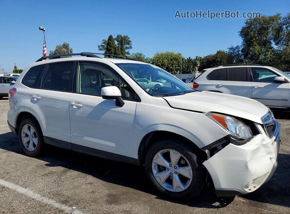 JF2SJADC4GH544790 2016 SUBARU FORESTER White Przód prawy