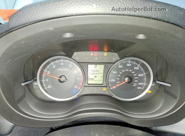 JF2SJADC5GH452913 2016 SUBARU FORESTER Silver Instrument cluster view