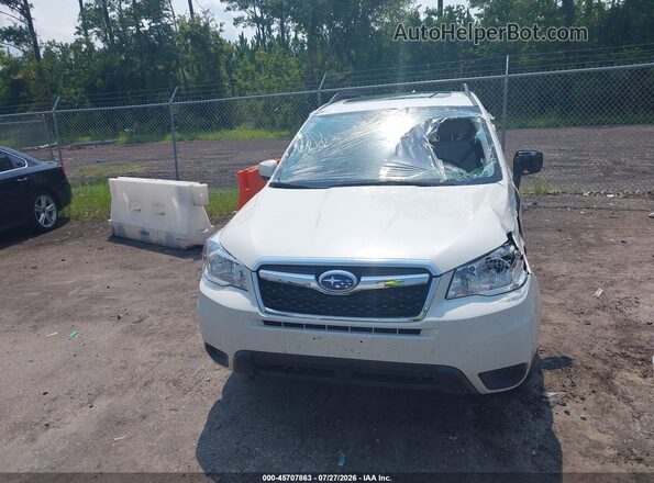 JF2SJADC5GH488911 2016 SUBARU FORESTER White Vista del cuadro de instrumentos