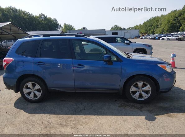 JF2SJADC5GH552090 2016 SUBARU FORESTER Blue უკანა სალონის ხედი