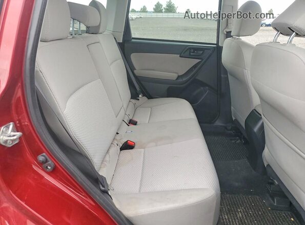 JF2SJADC5GH553000 2016 SUBARU FORESTER Red Սալոնի հետևի տեսք