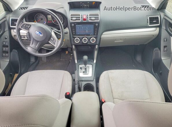 JF2SJADC5GH553000 2016 SUBARU FORESTER Red Առջևի վահանակի տեսք
