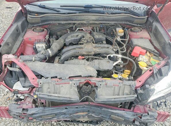 JF2SJADC5GH553000 2016 SUBARU FORESTER Red Շարժիչի բաժամունքի տեսք
